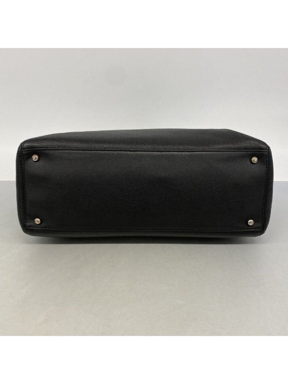 Chanel Tote Executive Leather Black Silver - Picture 3 of 9